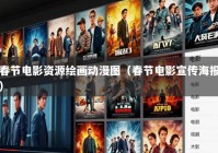 春节电影资源绘画动漫图（春节电影宣传海报）