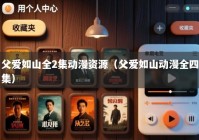 父爱如山全2集动漫资源（父爱如山动漫全四集）