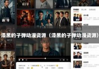 漆黑的子弹动漫资源（漆黑的子弹动漫资源）