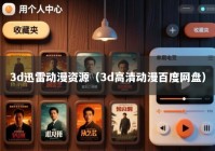 3d迅雷动漫资源（3d高清动漫百度网盘）