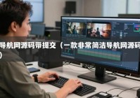 导航网源码带提交（一款非常简洁导航网源码）