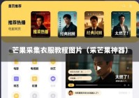 芒果采集衣服教程图片（采芒果神器）