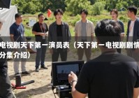 电视剧天下第一演员表（天下第一电视剧剧情分集介绍）