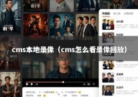 cms本地录像（cms怎么看录像回放）