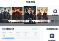 中国医院导航网（中国医院导报）