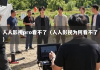 人人影视pro看不了（人人影视为何看不了）