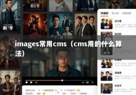 images常用cms（cms用的什么算法）