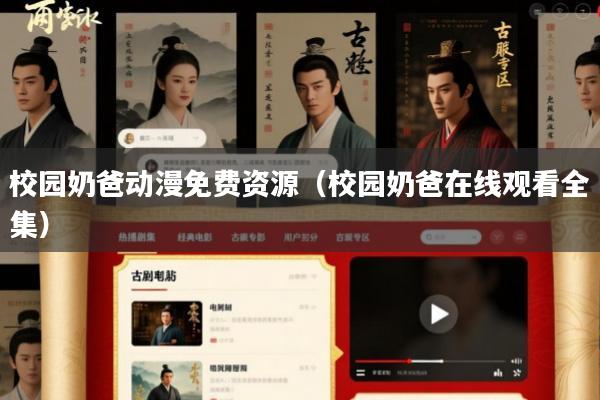 校园奶爸动漫免费资源(校园奶爸在线观看全集)