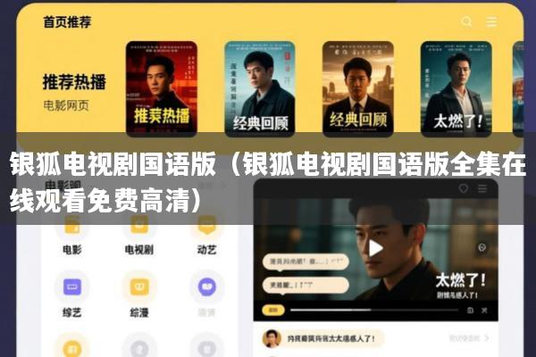 银狐电视剧国语版(银狐电视剧国语版全集在线观看免费高清)