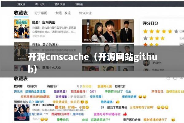 开源cmscache(开源网站github)