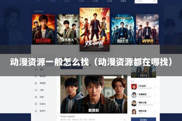 动漫资源一般怎么找(动漫资源都在哪找)