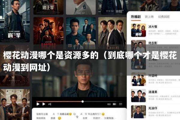 樱花动漫哪个是资源多的(到底哪个才是樱花动漫到网址)