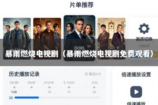 暴雨燃烧电视剧(暴雨燃烧电视剧免费观看)