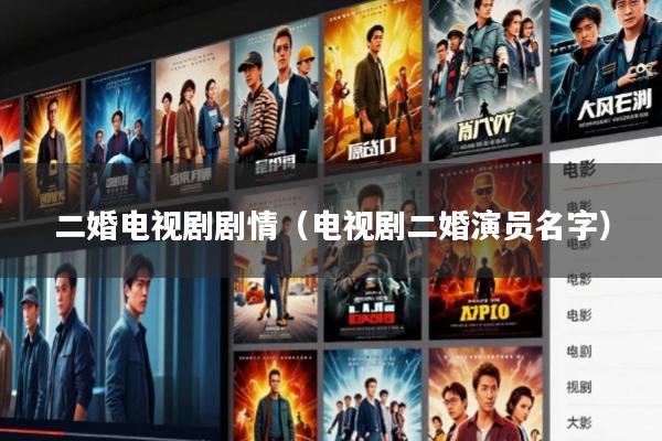 二婚电视剧剧情(电视剧二婚演员名字)