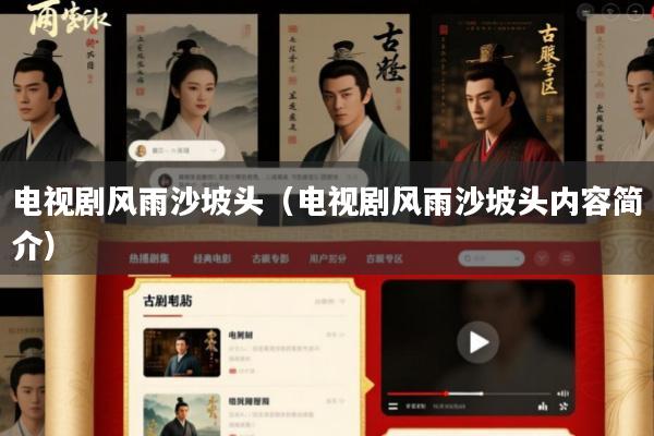 电视剧风雨沙坡头(电视剧风雨沙坡头内容简介)