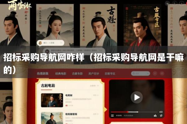 招标采购导航网咋样(招标采购导航网是干嘛的)