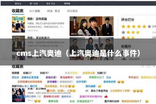 cms上汽奥迪(上汽奥迪是什么事件)