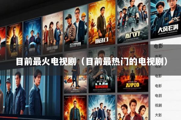 目前最火电视剧(目前最热门的电视剧)