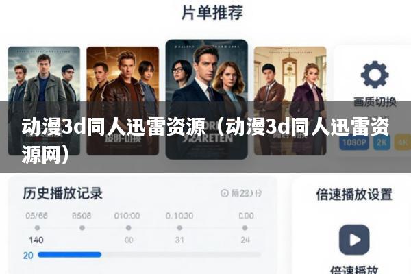 动漫3d同人迅雷资源(动漫3d同人迅雷资源网)
